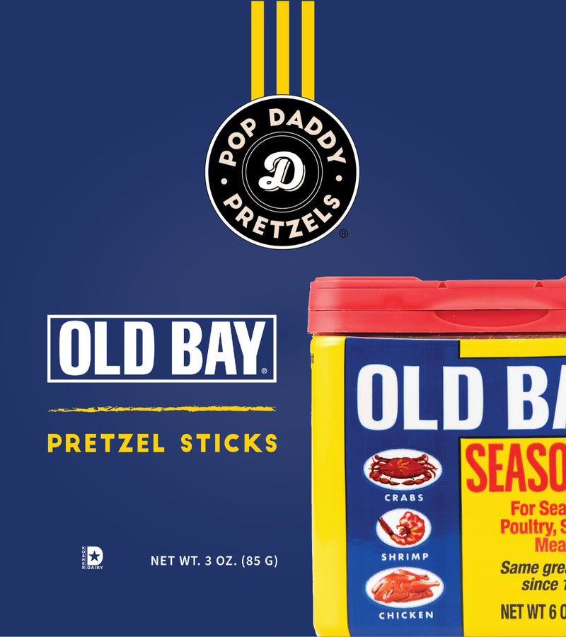 6 pack OLD BAY Seasoned Pretzels (Snack Size)
