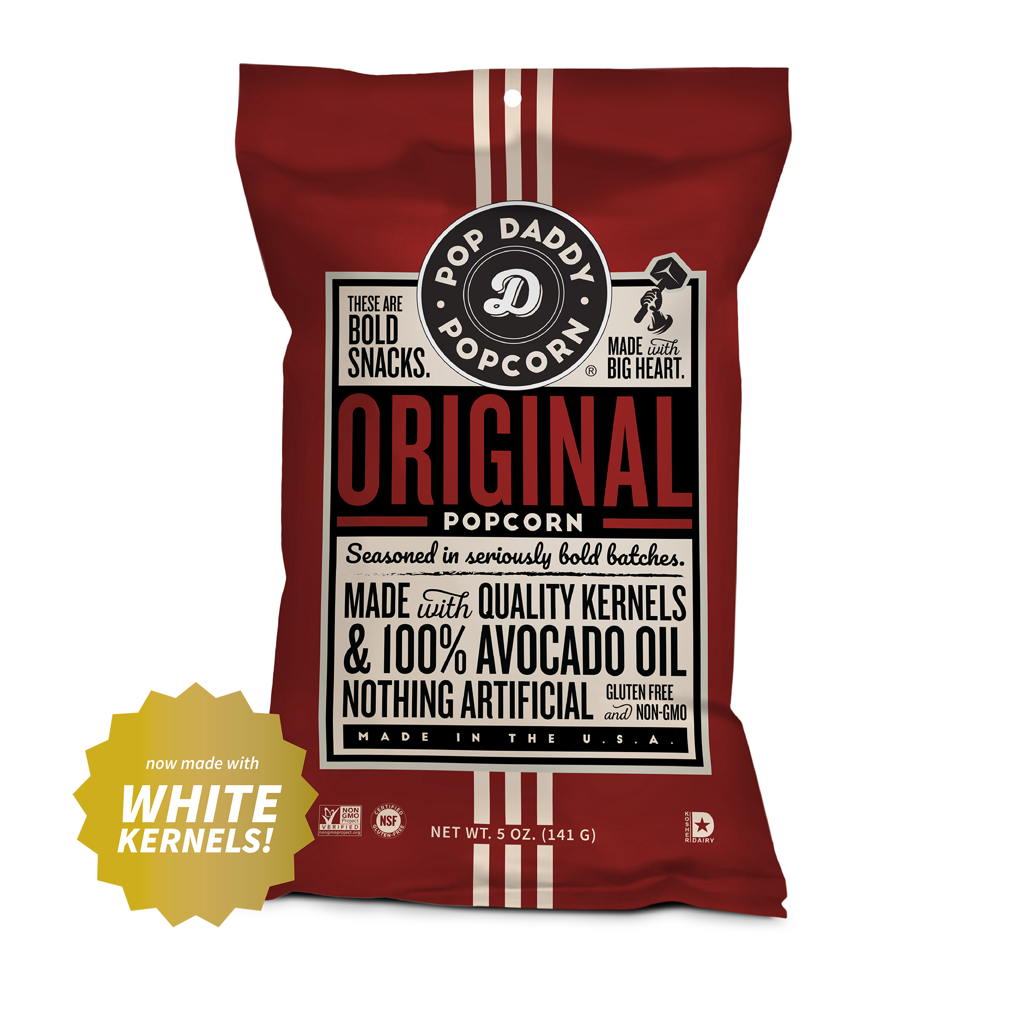 Original Flavor Popcorn – Pop Daddy Snacks