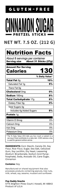 NEW Gluten-Free Seasoned Pretzels- 6 pack