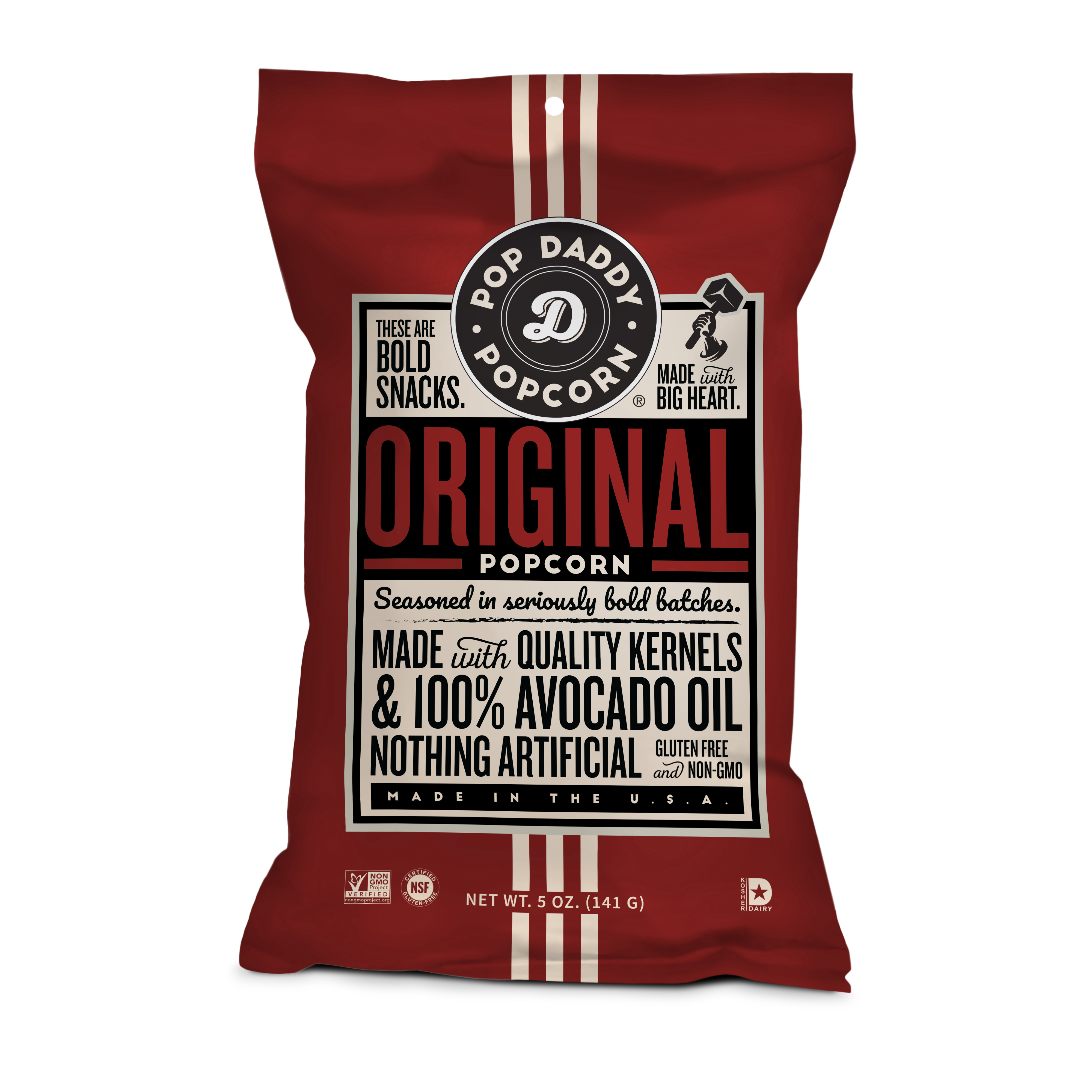 Original Flavor Popcorn – Pop Daddy Snacks