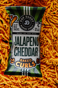 Jalapeno Cheddar Baked Curls