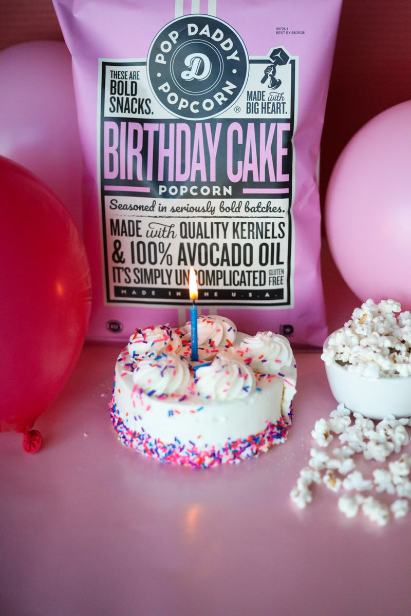 Birthday Cake Flavored Popcorn