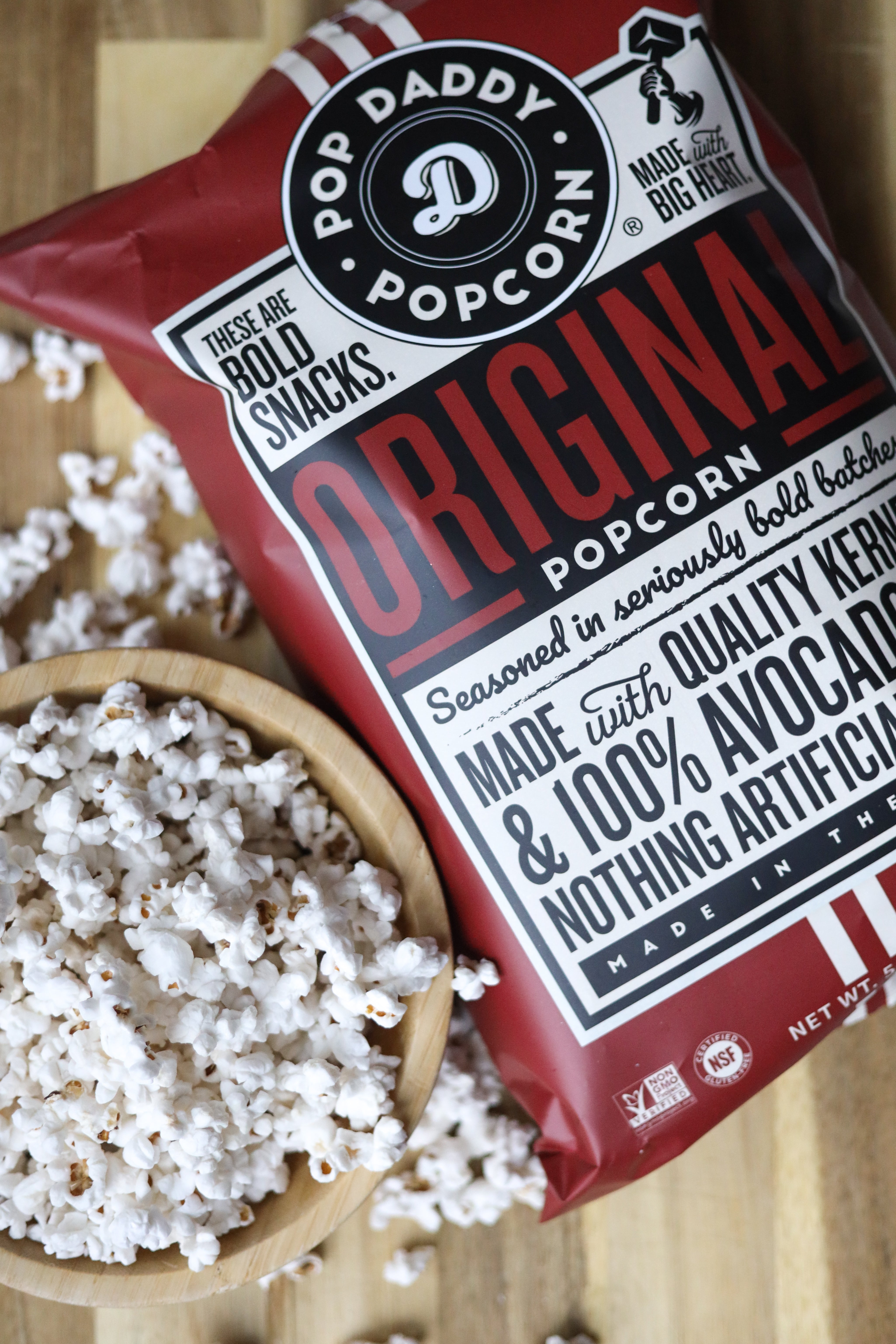 Original Flavor Popcorn – Pop Daddy Snacks