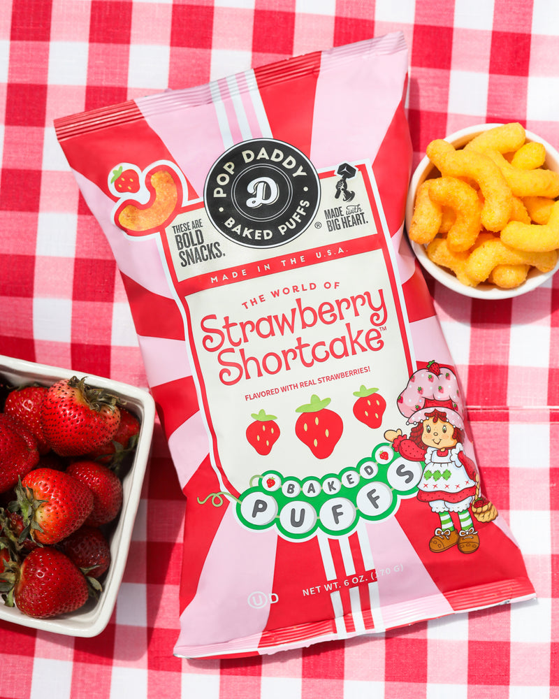 Strawberry Shortcake Baked Puffs