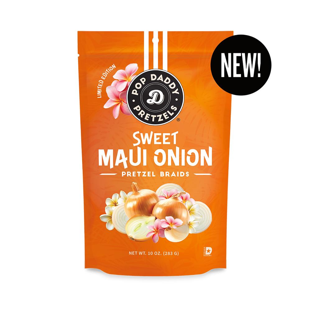 NEW Limited Edition Sweet Maui Onion Seasoned Pretzel Braids