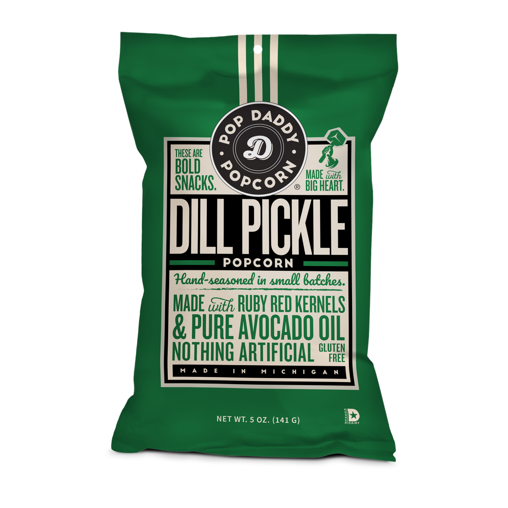 Dill Pickle Flavored Popcorn