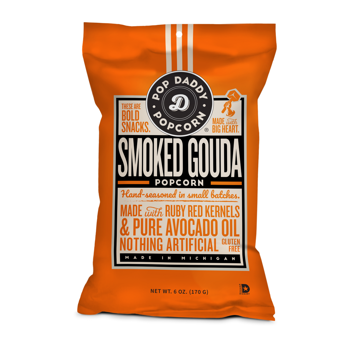 Smoked Gouda Flavored Popcorn