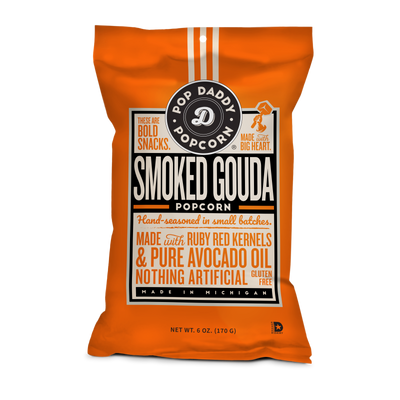 Smoked Gouda Flavored Popcorn