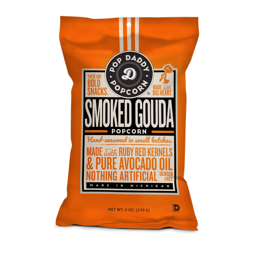 Smoked Gouda Flavored Popcorn