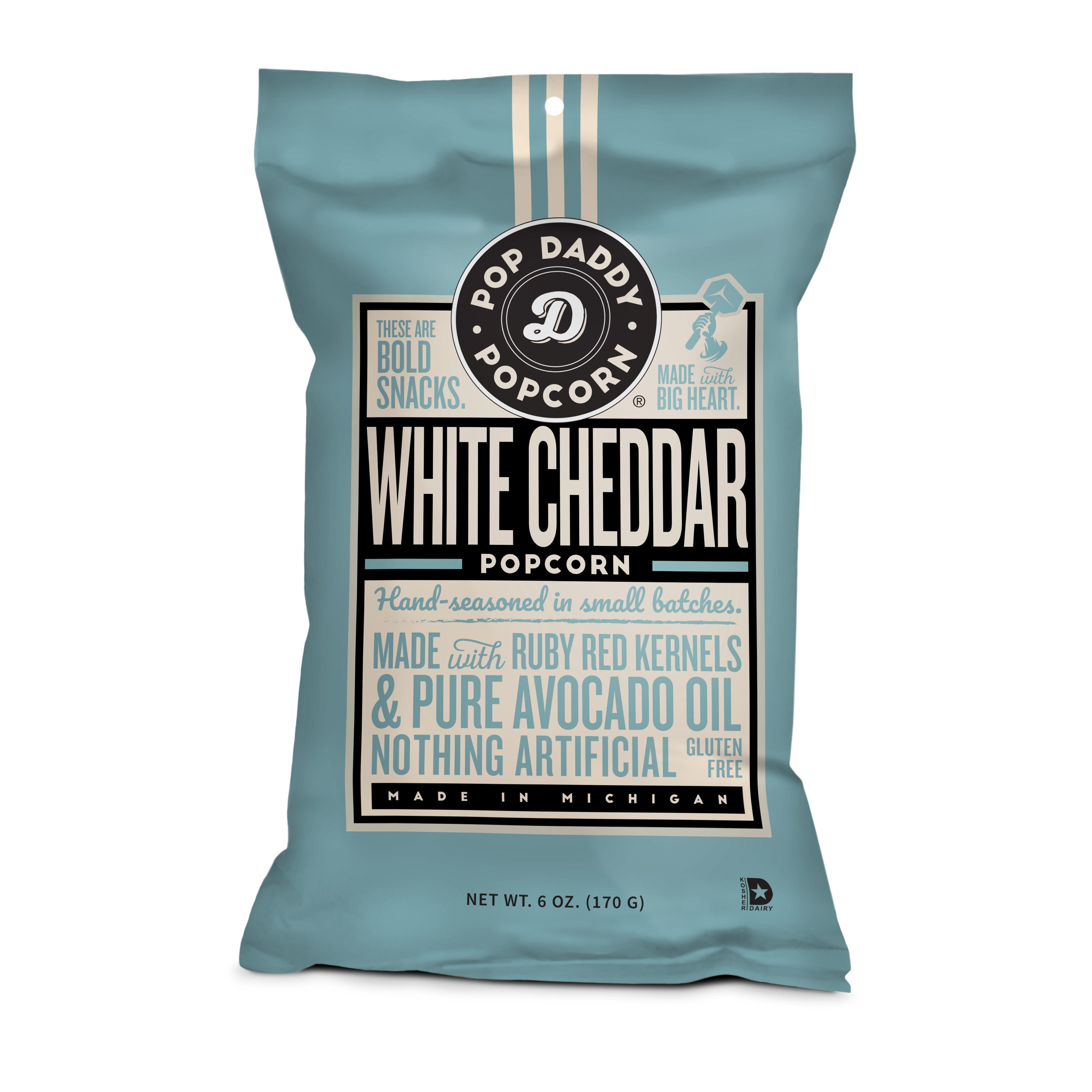Real White Cheddar Flavored Popcorn