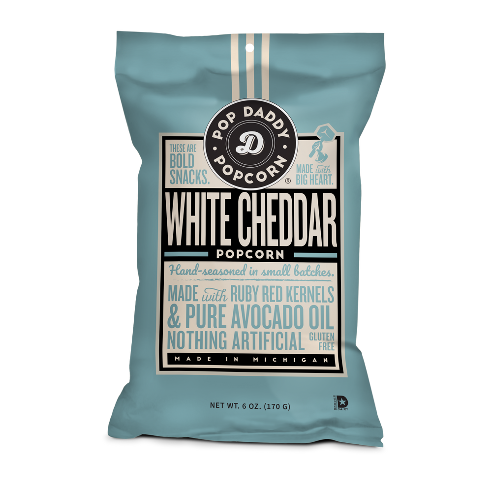 Real White Cheddar Flavored Popcorn