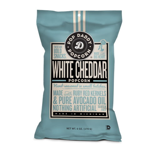 Real White Cheddar Flavored Popcorn