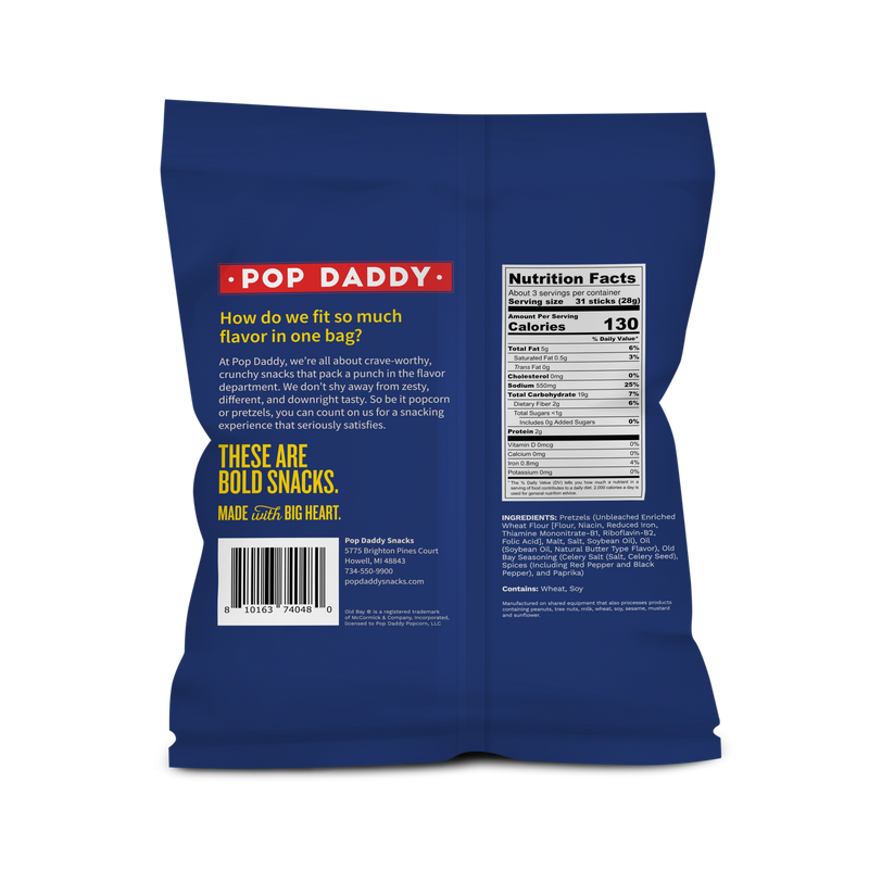 NEW OLD BAY Seasoned Pretzels 3 oz
