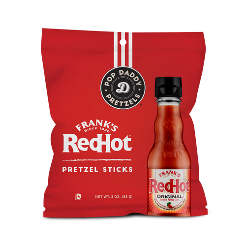 NEW Frank's RedHot Seasoned Pretzels 3 oz