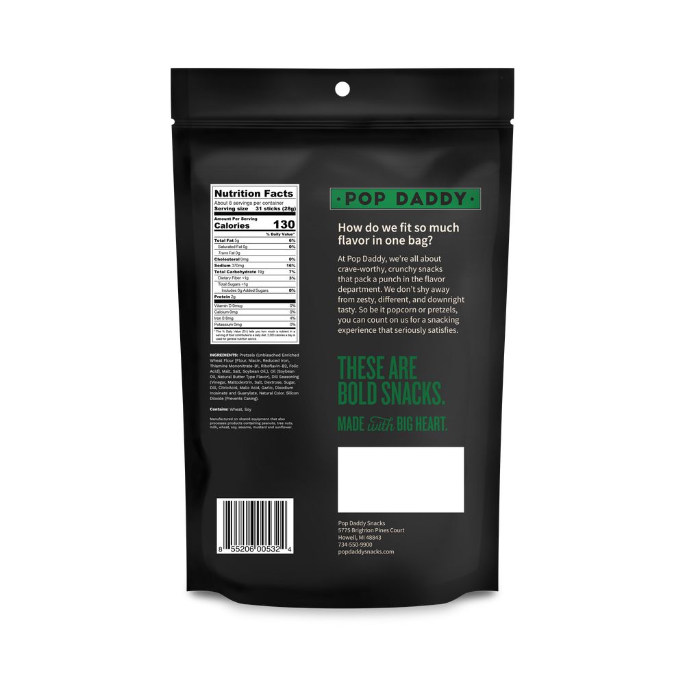 Dill Pickle Seasoned Pretzels Dill Pickle Seasoned Pretzels