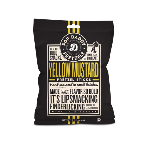Yellow Mustard Seasoned Pretzels