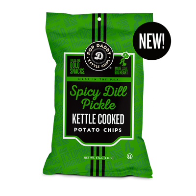Spicy Dill Pickle Kettle Cooked Potato Chips