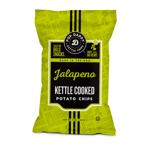 Jalapeño Kettle Cooked Potato Chips – Pop Daddy Snacks