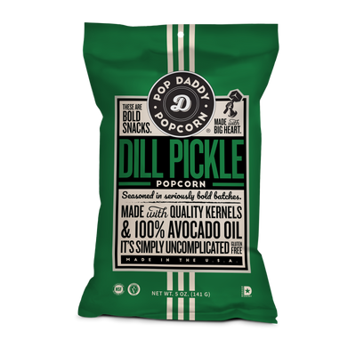 Dill Pickle Flavored Popcorn