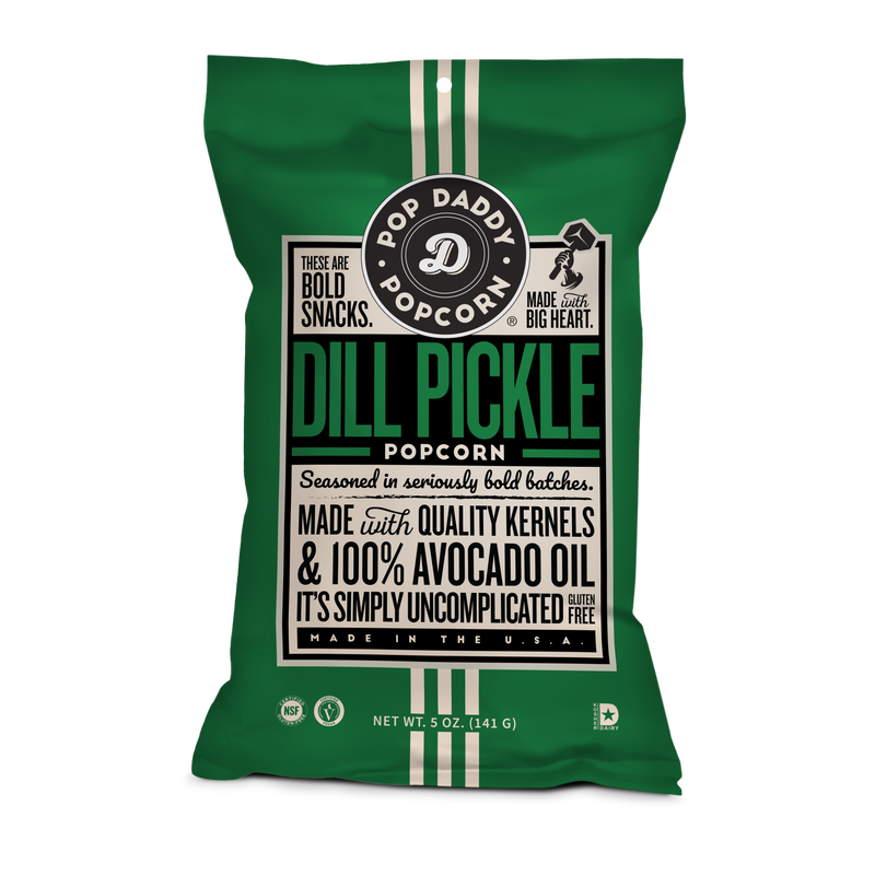 Dill Pickle Flavored Popcorn
