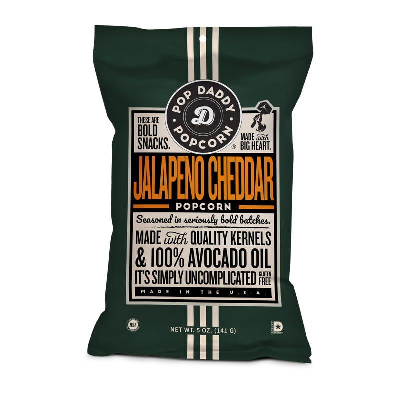 Jalapeno Cheddar Flavored Popcorn