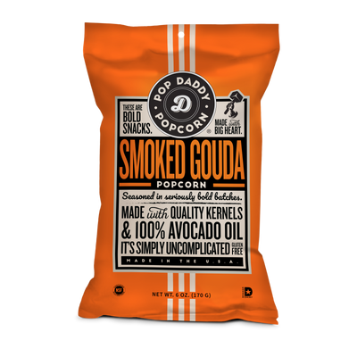 Smoked Gouda Flavored Popcorn