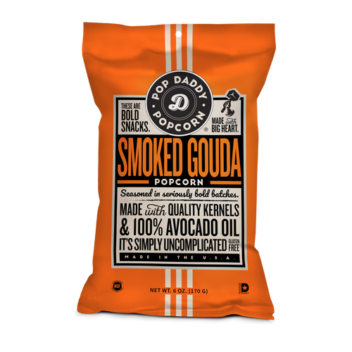 Smoked Gouda Flavored Popcorn