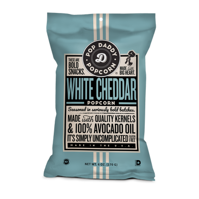 Real White Cheddar Flavored Popcorn