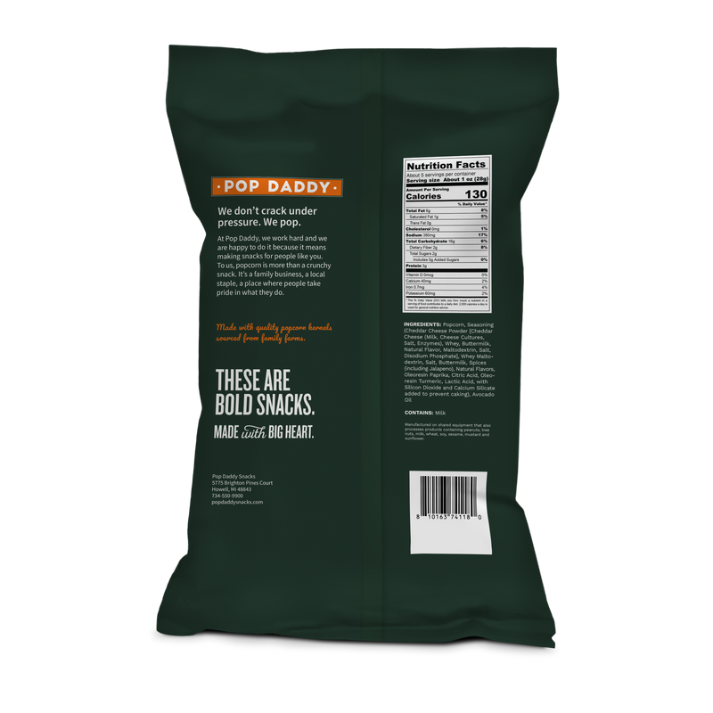 Jalapeno Cheddar Flavored Popcorn