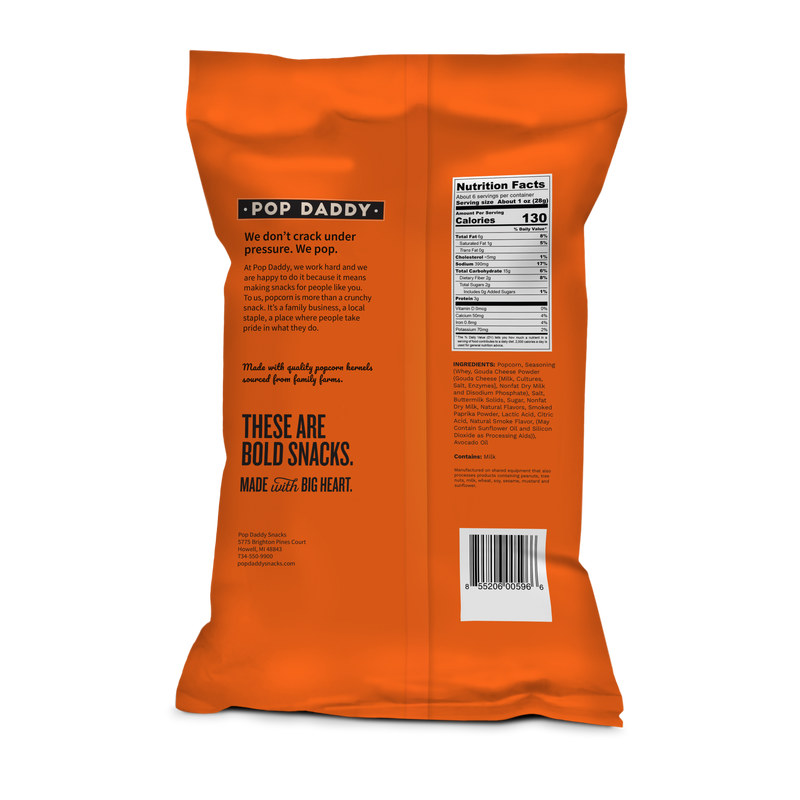 Smoked Gouda Flavored Popcorn