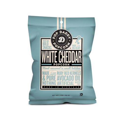 Real White Cheddar Flavored Popcorn
