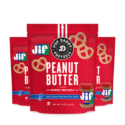 JIF® Peanut Butter Flavored Dipped Pretzels
