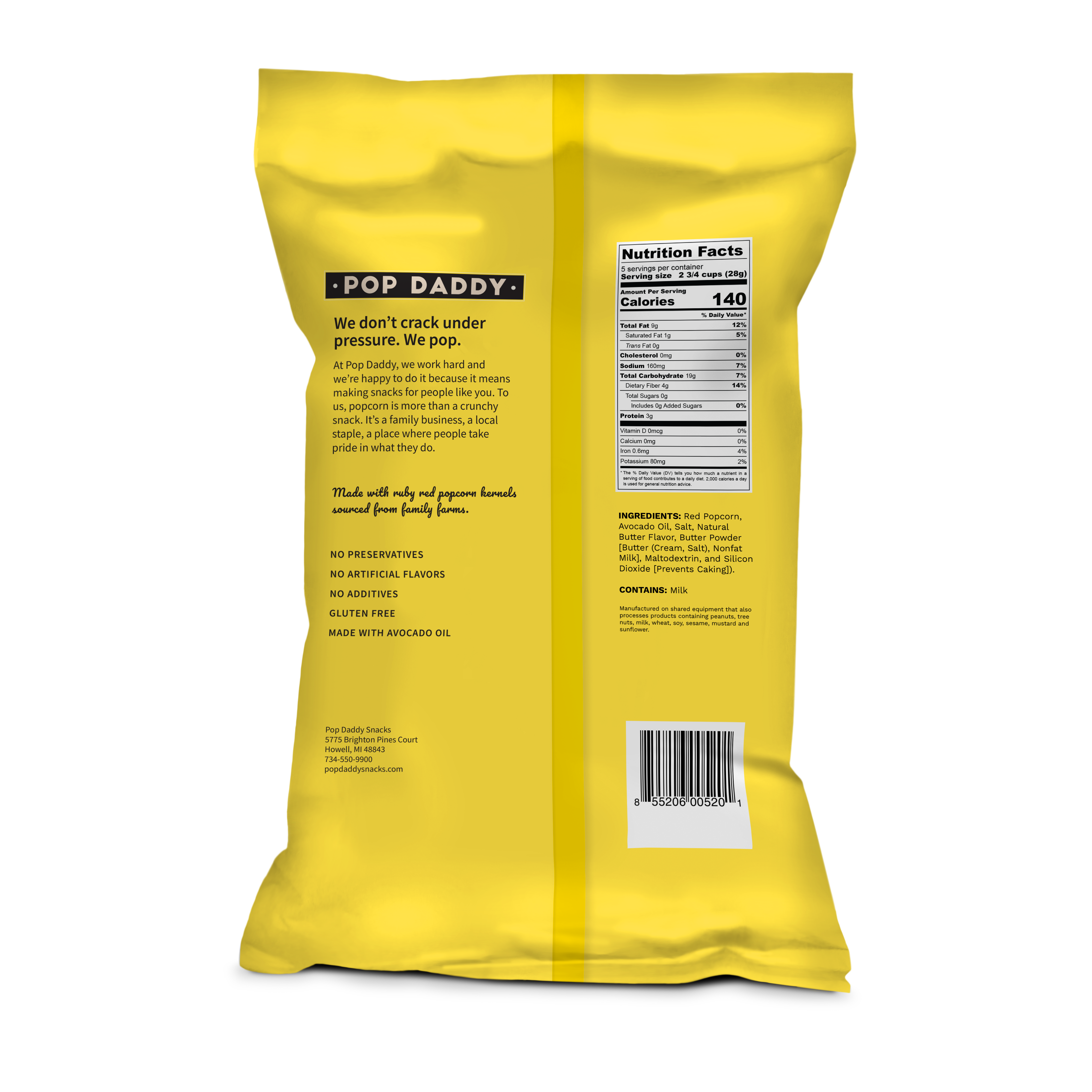 Natural Butter Flavored Popcorn