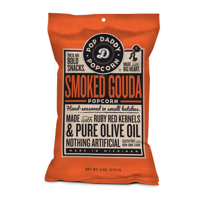 Smoked Gouda Flavored Popcorn