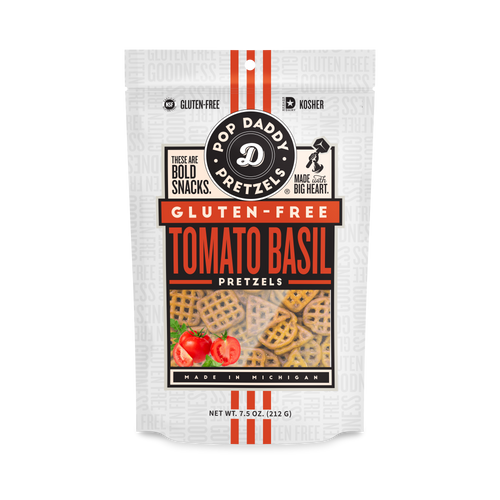 NEW Gluten-Free Tomato Basil Seasoned Pretzels