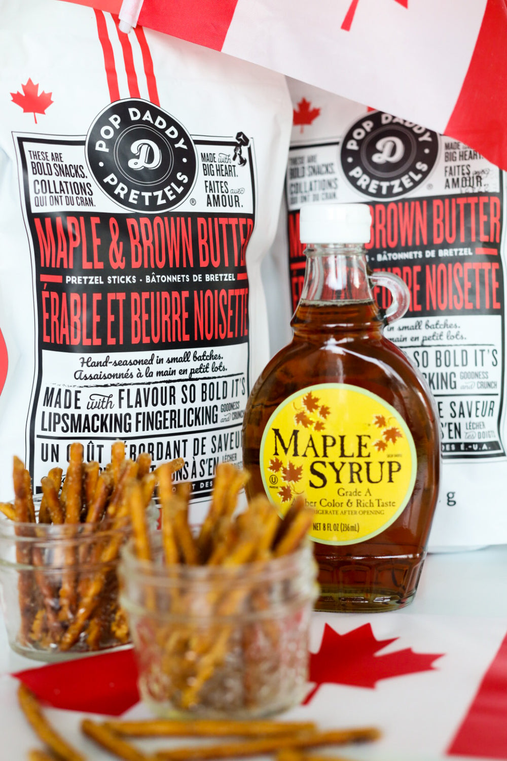 Maple & Brown Butter Seasoned Pretzels
