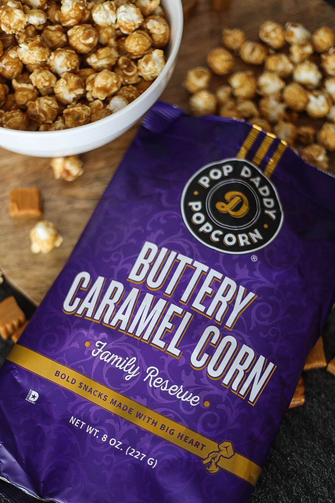 6 Bag Premium Buttery Caramel Corn Family Reserve