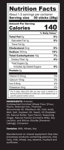 48 Bag Variety Mini Pretzels