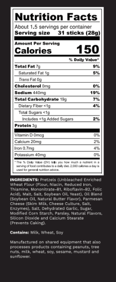 48 Bag Variety Mini Pretzels