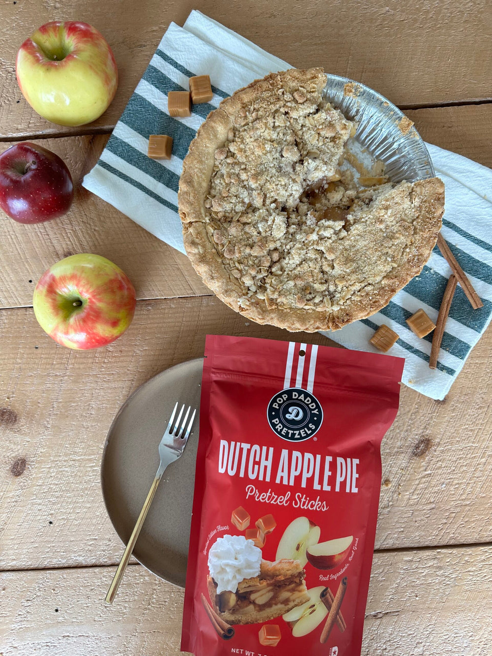 Dutch Apple Pie Seasoned Pretzels (Limited Edition)