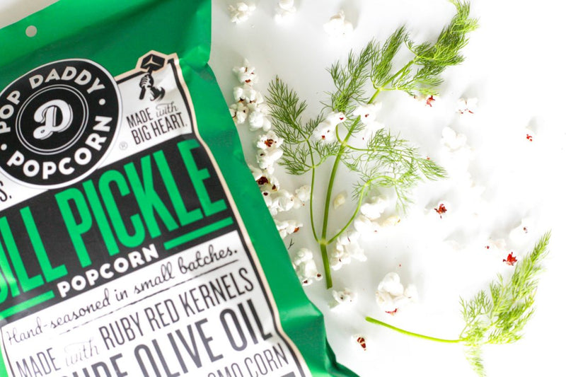 Dill Pickle Flavored Popcorn